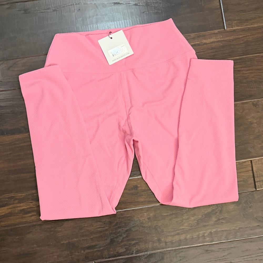 Beach Riot leggings Waffle Print Bubblegum Pink - Picture 6 of 8